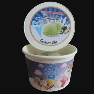 Hình ảnh Kem Gelato Bơ - Bếp Nhà