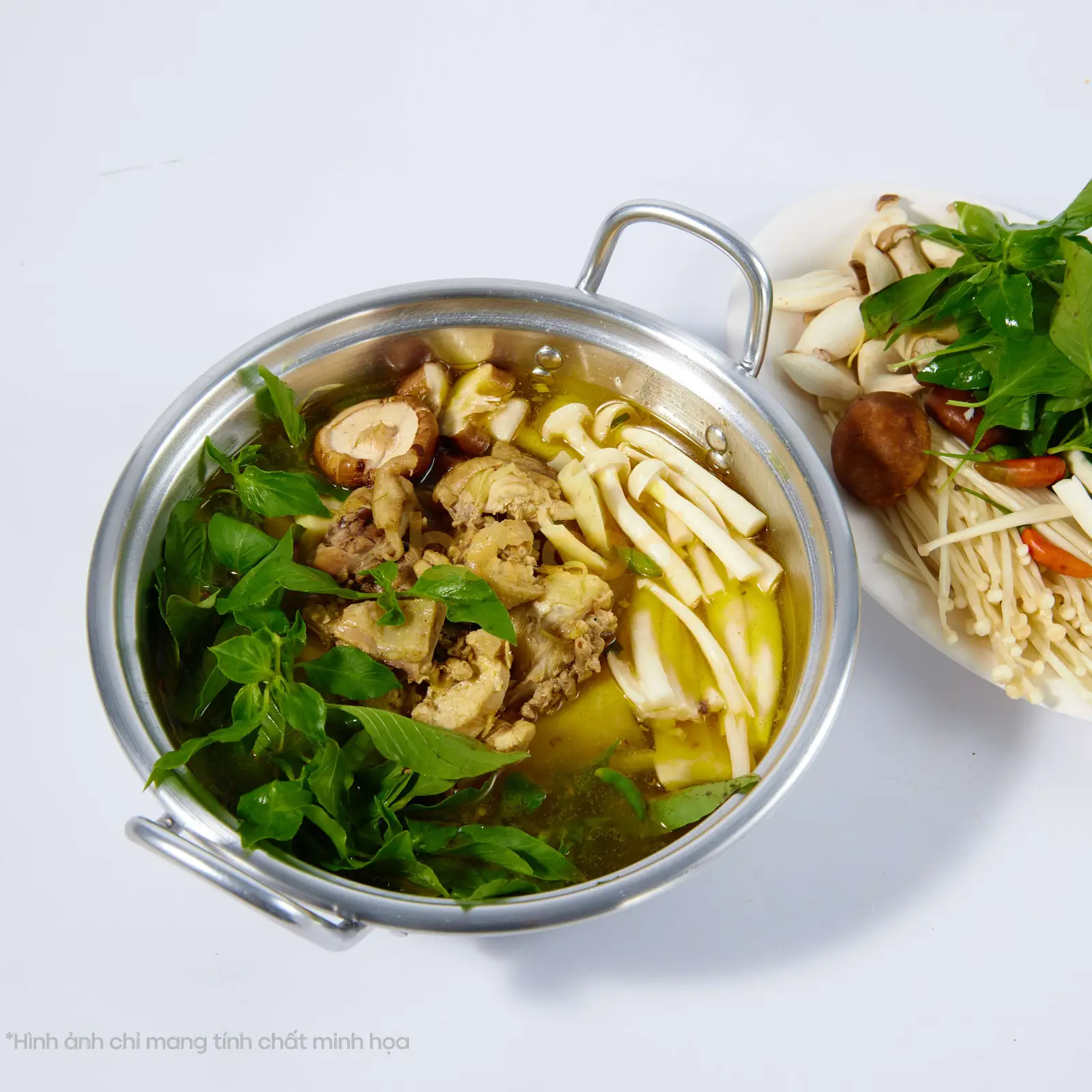 Hình ảnh Lẩu gà lá quế