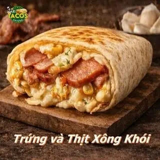 Hình ảnh Tacos Thịt Xông Khói & Trứng