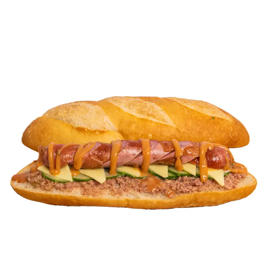 Hình ảnh Bánh mì pate xúc xích