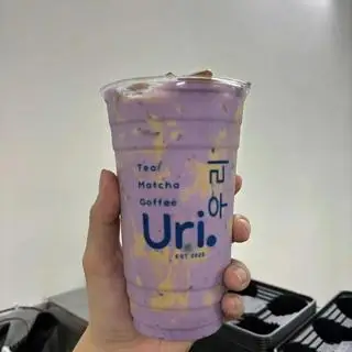 Hình ảnh Trà sữa sốt khoai môn trân châu tươi