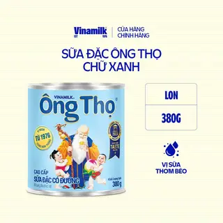 Hình ảnh Sữa đặc có đường Ông Thọ chữ xanh - Hộp thiếc 380g_01CX09
