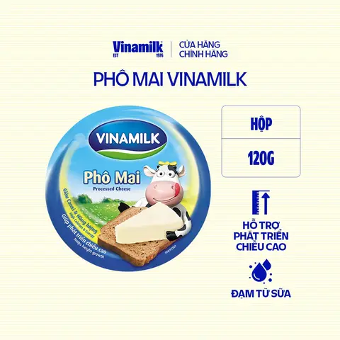 Hình ảnh Phô mai Vinamilk - Hộp giấy 120g_10VT21