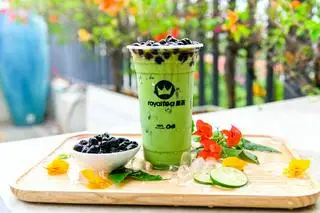 Hình ảnh Matcha Trân Châu Đường Đen Royal