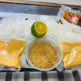 Hình ảnh Bánh tráng ủ bơ kèm muối chấm - nửa kí