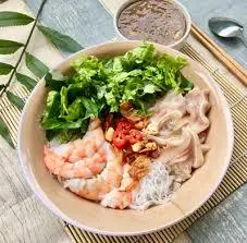 Hình ảnh Bún tôm tai heo mắm nêm