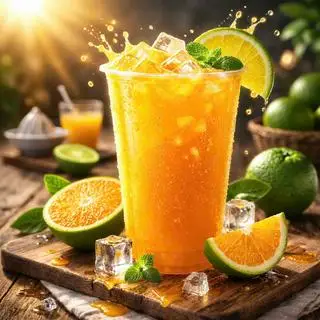 Hình ảnh Nước cam - ly 750ml