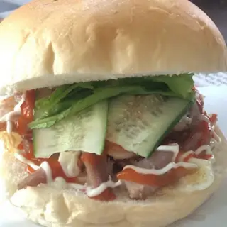 Hình ảnh Hamburger thịt nguội