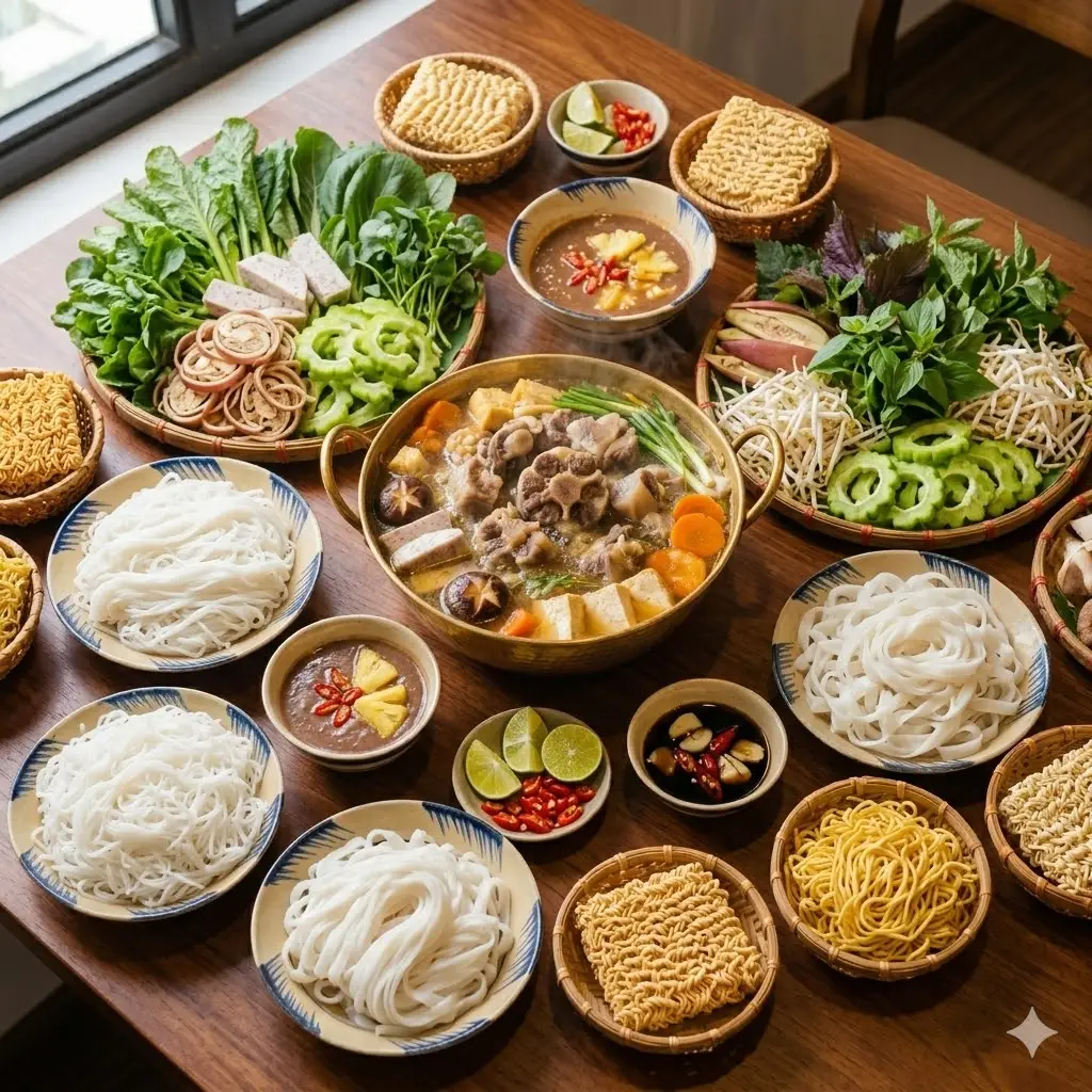Hình ảnh Lẩu đuôi bò - bò viên lớn,   Tặng thêm 200 gram bò viên