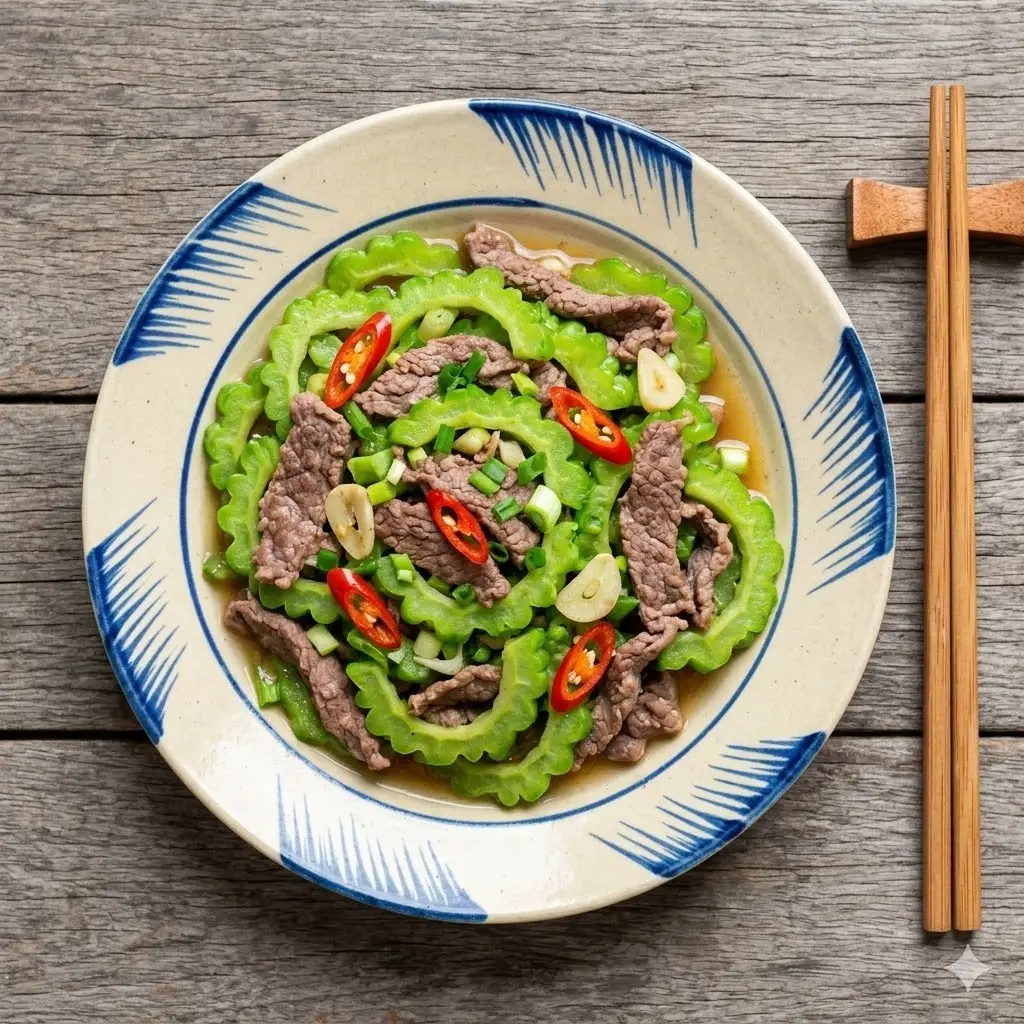 Hình ảnh Cơm chiên bò xào khổ qua