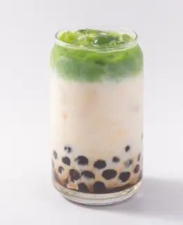 Hình ảnh Sữa tươi matcha trân châu đường đen