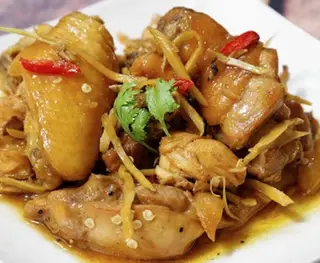 Hình ảnh gà kho sả