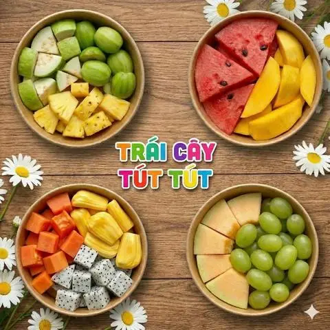Hình ảnh Trái Cây Tươi Cắt Sẵn TÚT TÚT - Chung Cư Tân Mỹ