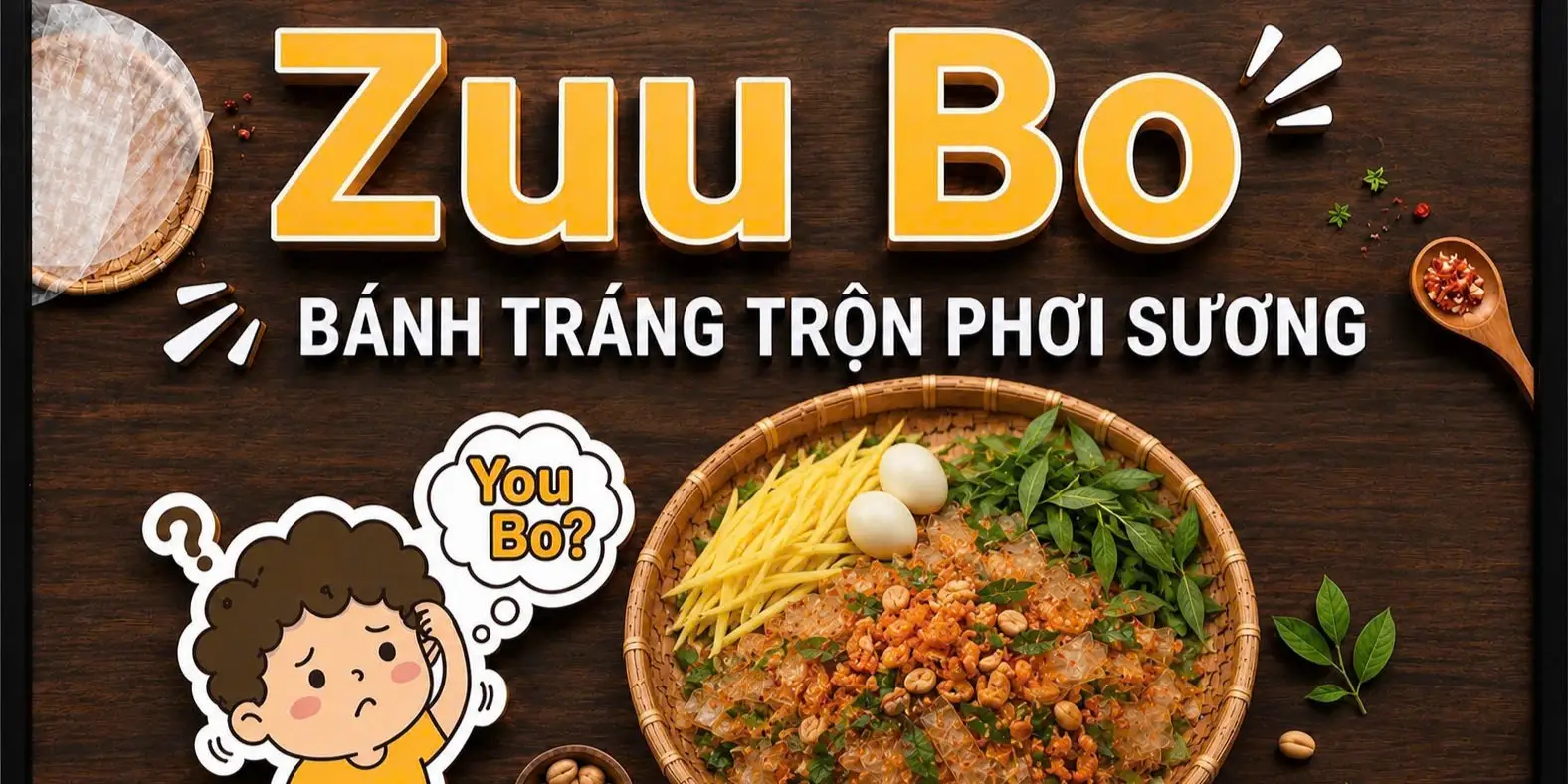 Hình ảnh Zuu Bo - Bánh Tráng Trộn Phơi Sương - Hậu Giang