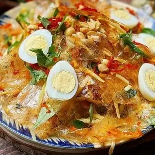 Hình ảnh Bánh tráng trộn sate