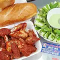 Hình ảnh Combo 1 Gà Nướng Muối Ớt 1 Đồ Chua - 2 Bánh Mì - Dưa Leo, Rau Răm