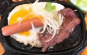 Hình ảnh Bò né trứng xúc xích