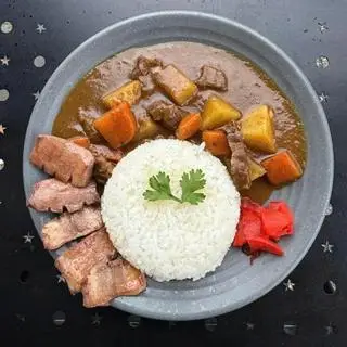 Hình ảnh Cơm cà ri lưỡi bò nướng