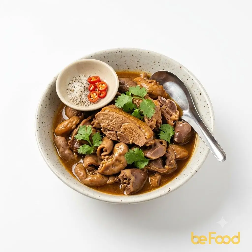 Hình ảnh Phá lấu đầu cổ và thịt