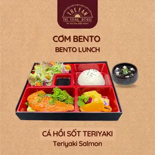 Hình ảnh Bento cá hồi sốt teriyaki