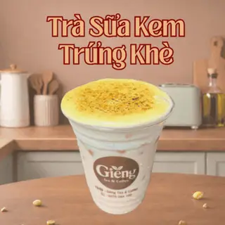 Hình ảnh Trà sữa kem trứng khè