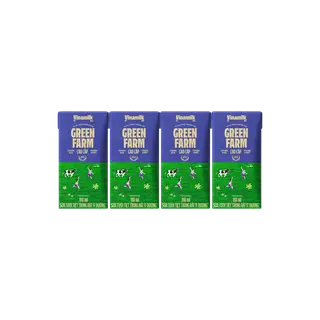 Hình ảnh Sữa Tươi Tiệt Trùng Vinamilk Green Farm ít đường - Lốc 4 Hộp 110ml_04GI33_LOC