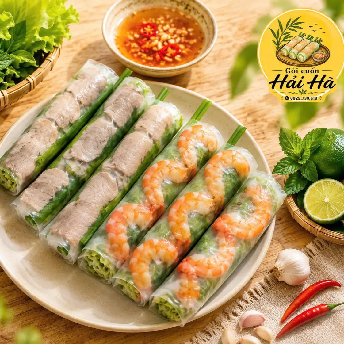 Hình ảnh 10 Gỏi Cuốn Tôm Thịt