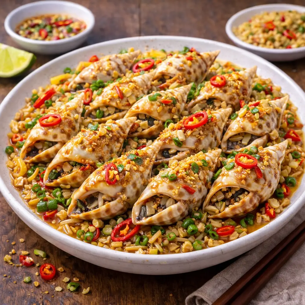 Hình ảnh Ốc xào măng