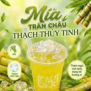 Hình ảnh Nước mía trân chây hạt thủy tinh