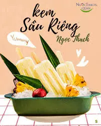 Hình ảnh Kem vị sầu riêng - hộp 10 cái