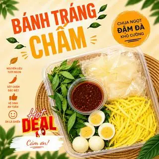 Hình ảnh Bánh tráng chấm