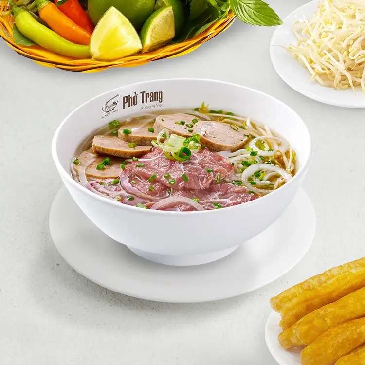 Hình ảnh Phở tái - bò viên