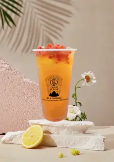 Hình ảnh Trà ô long ổi hồng đào