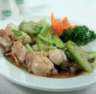 Hình ảnh Ếch xào mướp hương