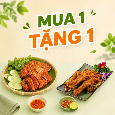 Hình ảnh [ 1 Tặng 1] - Mua Gà BBQ - 5 bánh bao tặng 6 chân gà mắm nhĩ