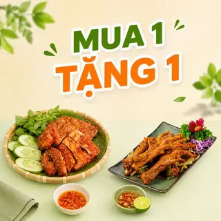 Hình ảnh [ 1 Tặng 1] - Mua Gà BBQ - 5 bánh bao tặng 6 chân gà mắm nhĩ
