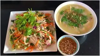 Hình ảnh Cháo gỏi vịt 1 người ăn