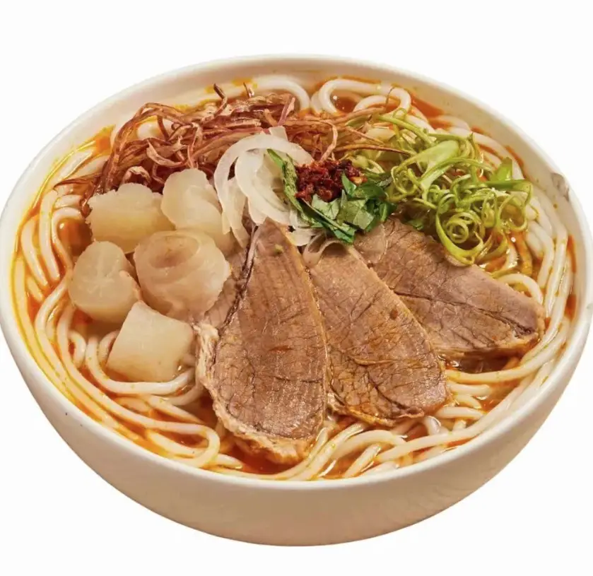 Hình ảnh Bún Bò Tái Nạm (30gr Thịt Tái + 30gr Thịt Nạm)