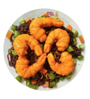 Hình ảnh Mì tương đen tôm surimi