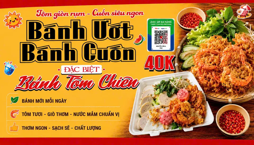 Hình ảnh Bánh Ướt & Bánh Cuốn Chiên Tôm - Kênh Tân Hoá