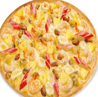 Hình ảnh Pizza tôm sốt bơ tỏi