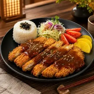 Hình ảnh Set thịt chiên xù tonkatsu 