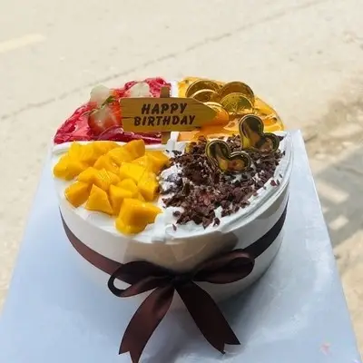 Hình ảnh Bánh kem mix trái cây