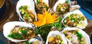 Hình ảnh Hàu nướng mỡ hành