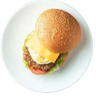 Hình ảnh Hamburger bò trứng phô mai