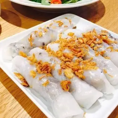 Hình ảnh Bánh cuốn trứng nhân thịt - Bánh cuốn trứng nhân hành không chả