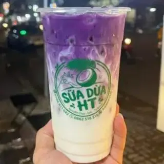 Hình ảnh Sữa dừa mix khoai môn