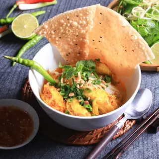 Hình ảnh Mì quảng cá lóc phi lê