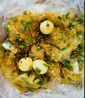 Hình ảnh Bánh tráng dẻo mỡ hành tóp mỡ 