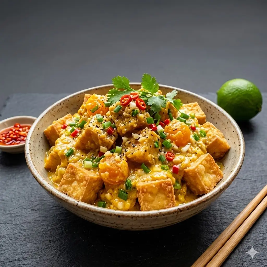 Hình ảnh Bánh Tráng Cuốn Đậu Hũ Chay